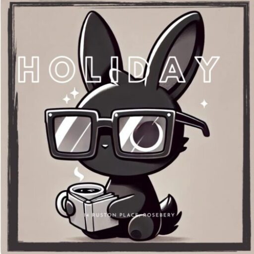 黒うさぎ休日（holiday）